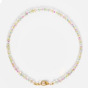 Local Eclectic- DESIGNED BY ANOKHI GREEN
Beaded Gemstone Charm Holder Necklace